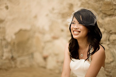 The birdcage veil is becoming a popular choice amongst brides who may not 