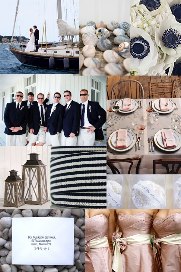 So I suppose this is my Australian take on the classic nautical wedding