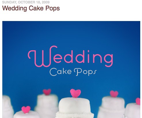 cake pops wedding. Wedding Cake Pops