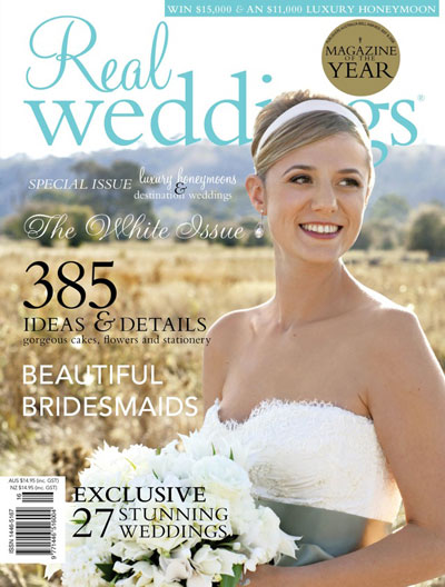 Alice and Adam's sweet country style wedding on Page 219