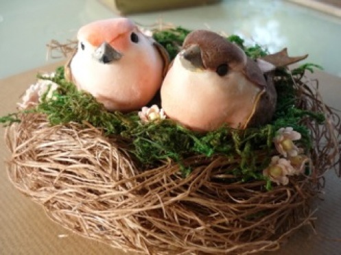 Birds Nest on Birds Nest Cake Topper  Diy Project   Polka Dot Bride