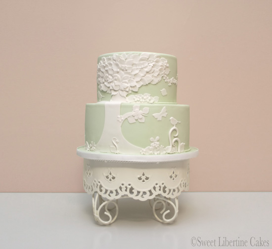 sweet libertine soring inspired cakes Spring Inspired Wedding Cakes