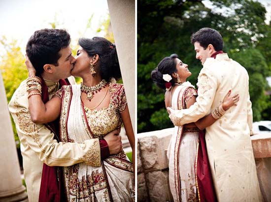 Geetha and Andrew 39s Sydney Indian Wedding Polka Dot Bride