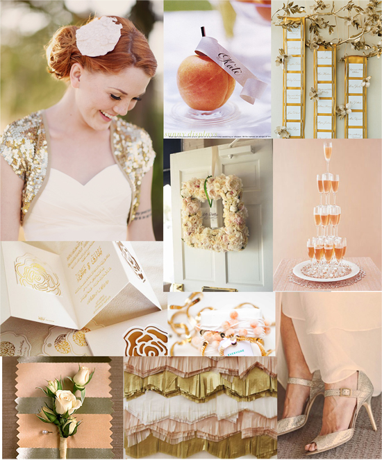 A Peaches and Glimmer Wedding Shoot Polka Dot Bride