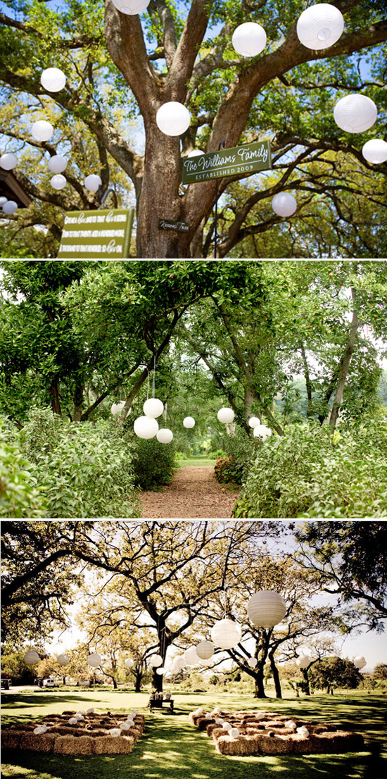 Paper Lanterns garden wedding decorations Five Ways to Decorate Your Garden 