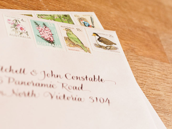 vntage stamps for posting invitations001 Vintage Stamps at Saint Gertrude