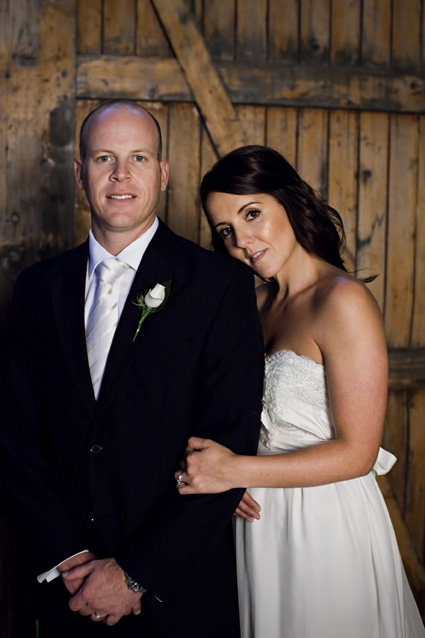 Lizzie and Ben 39s elegant black and white colour scheme with just a hint of