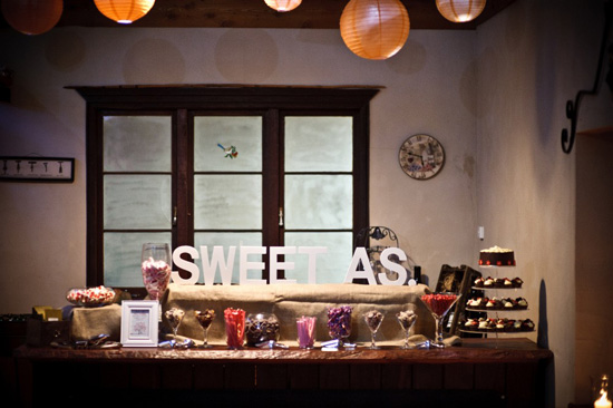 Zara says The candy bar and the'Sweet As' letters were all put 