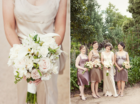 The floral arrangements were styled by Lucy McNamara Flower Design
