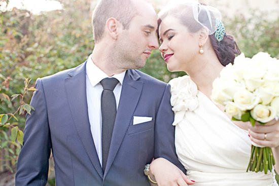 A modern wedding with a touch of vintage glamor Why I think that might be a 
